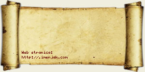 Miljana Aksentijević vizit kartica